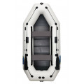 OMEGA - Надуваема гребна лодка с твърдо дъно 300 LST PS Active светло сива